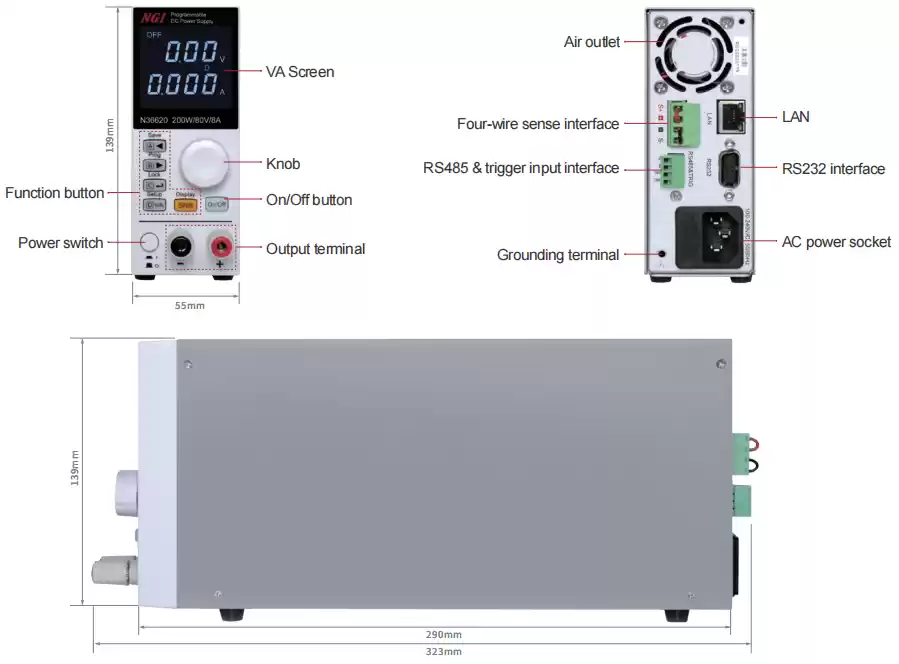 N36600 dimension