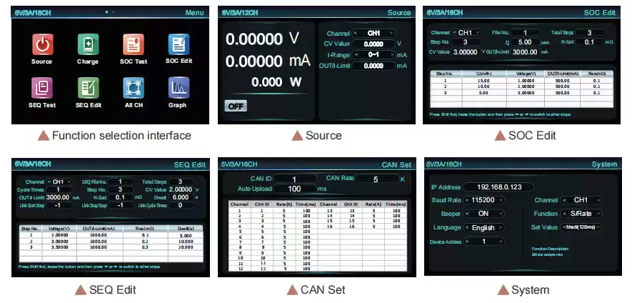 multifunctional bms testing battery cell simulation